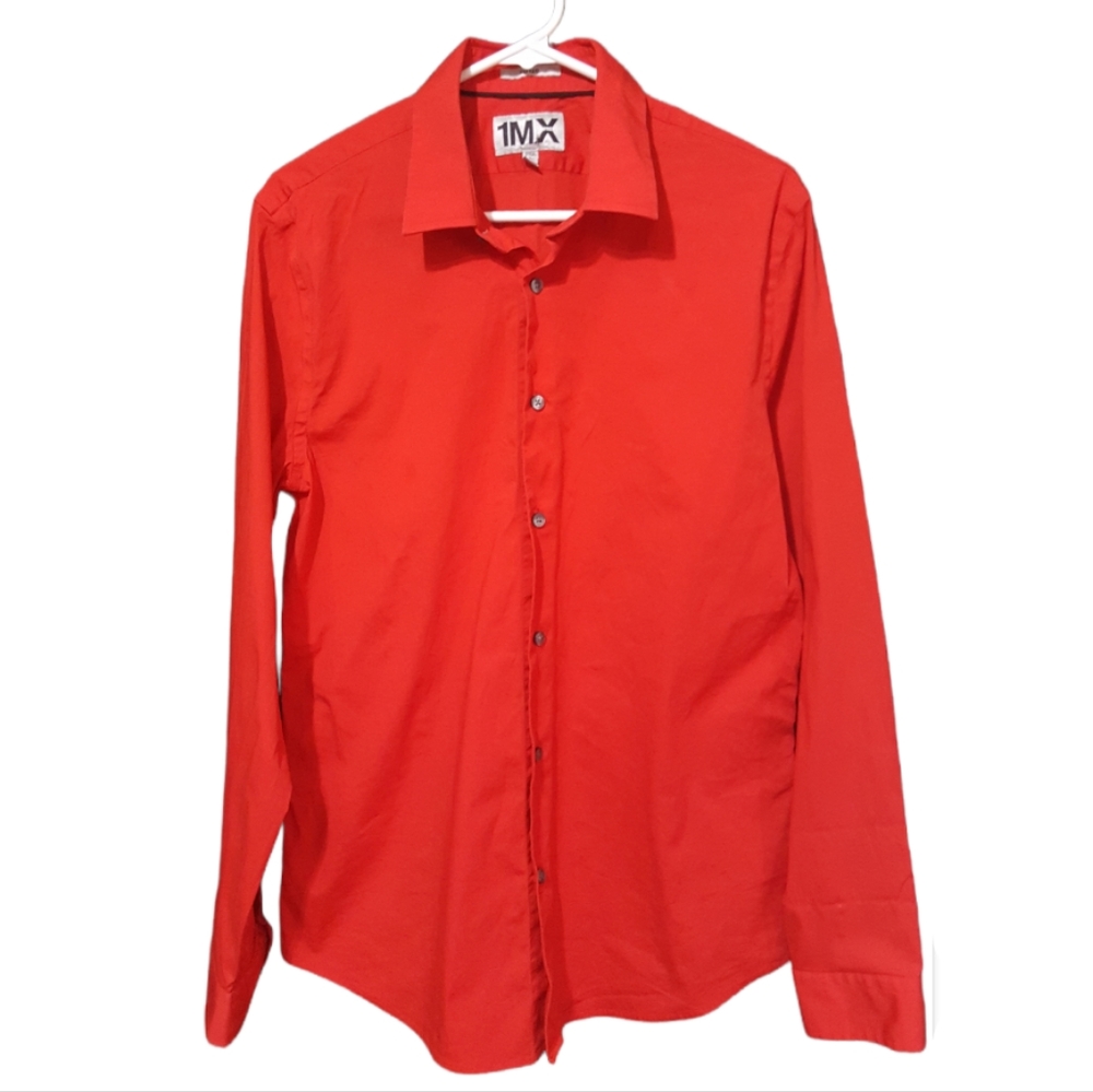 Express 1MX Fitted Button up Dress Shirt